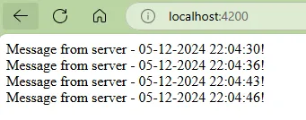 signalr output